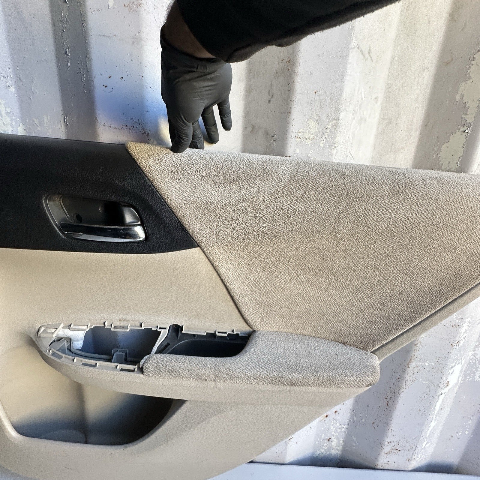 2013-17 Honda Accord Rear Right Passenger Interior Door Panel Trim TAN CLOTH OEM