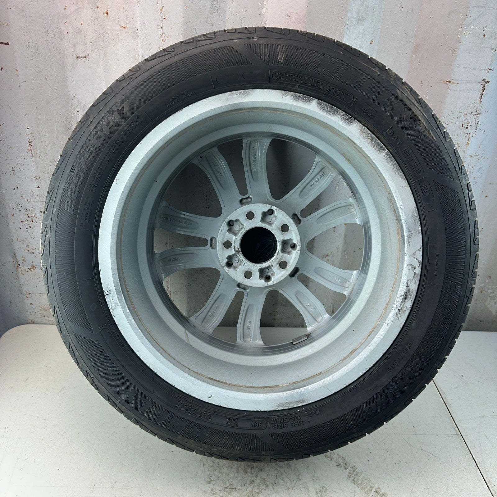 2015-2018 MERCEDES W205 C300 17x7' INCH 10 SPOKE WHEEL RIM W/ TIRE A2054010200