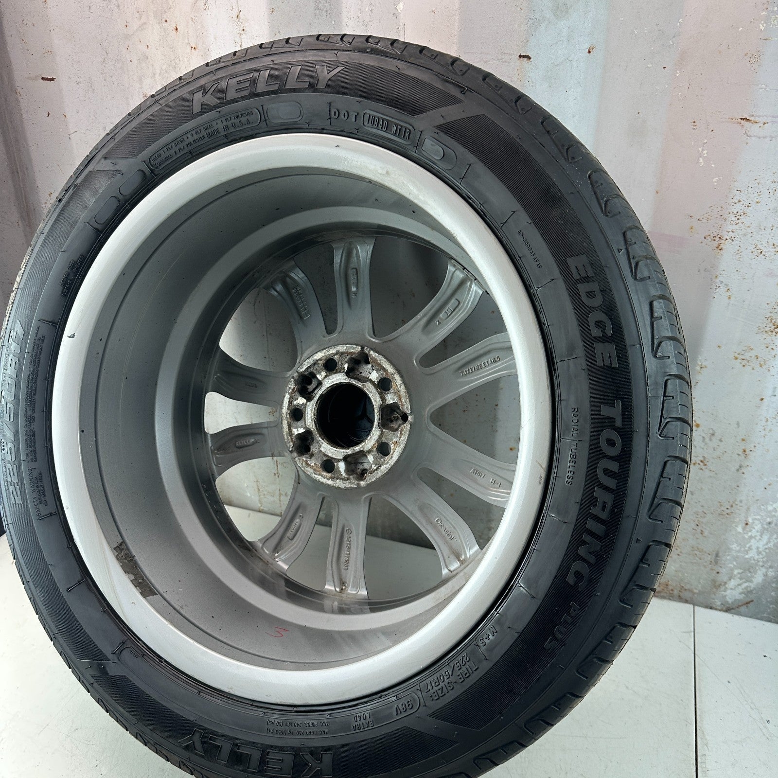 2015-2018 MERCEDES W205 C300 17x7' INCH 10 SPOKE WHEEL RIM W/ TIRE A2054010200