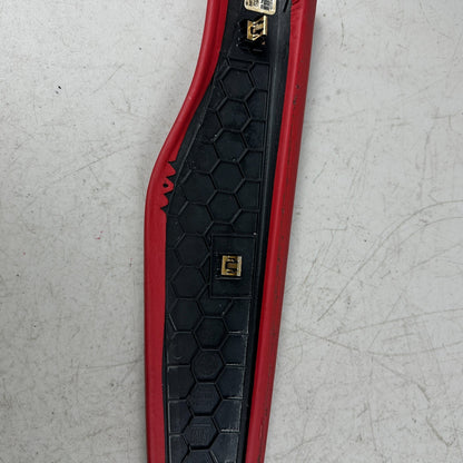 2014-2019 CHEVROLET CORVETTE CENTER CONSOLE LEFT SIDE TRIM PANEL COVER RED OEM