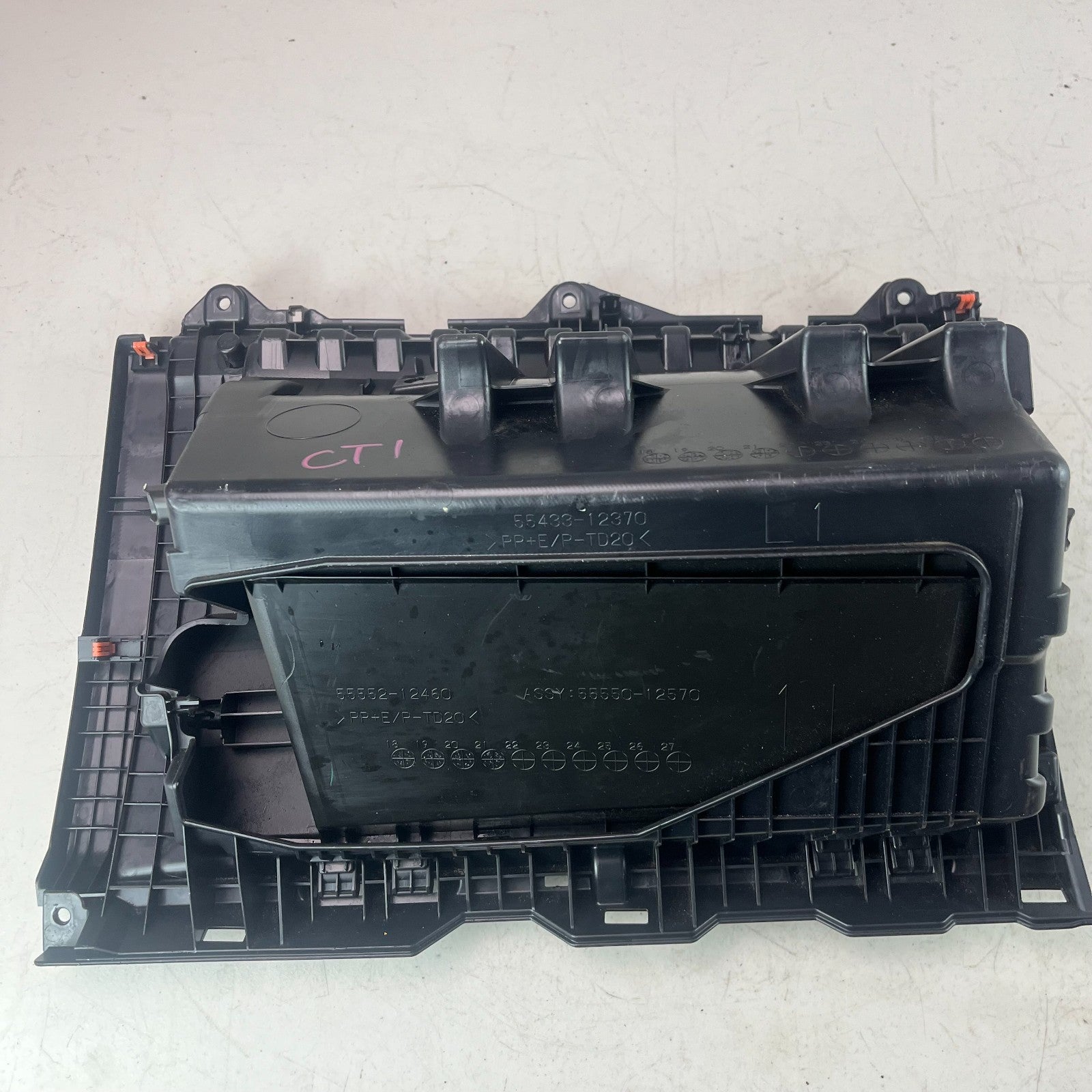 2020-2025 TOYOTA COROLLA DASHBOARD GLOVE BOX STORAGE COMPARTMENT 55433-12370 OEM