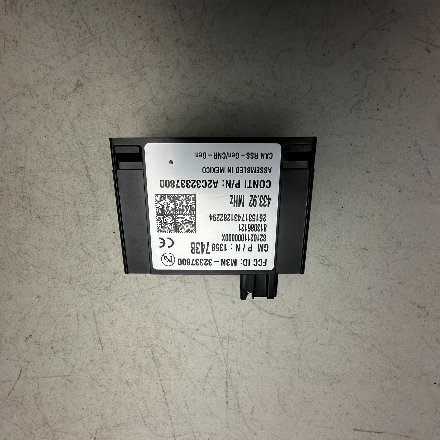 14-19 CHEVROLET CORVETTE C7 ANTI-THEFT KEYLESS DOOR LOCKING CONTROL MODULE OEM