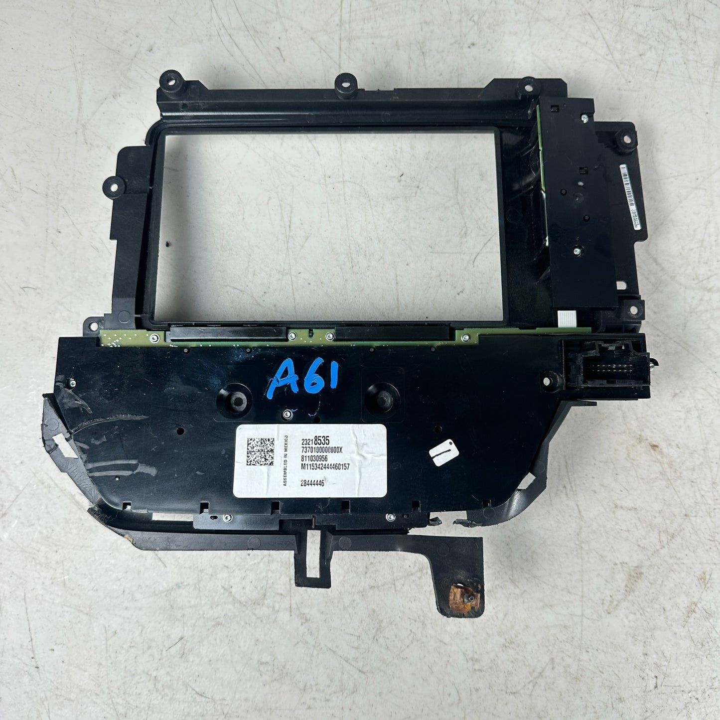 14-19 CHEVROLET CORVETTE DASH AC HEATER CLIMATE AND RADIO CONTROL UNIT PANEL OEM