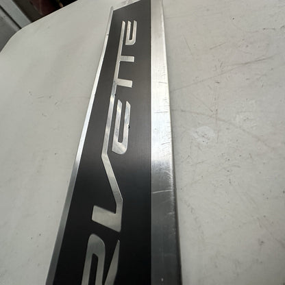 2014-2019 Chevy Corvette C7 OEM Door Sill Scuff Entry Plate 22789326