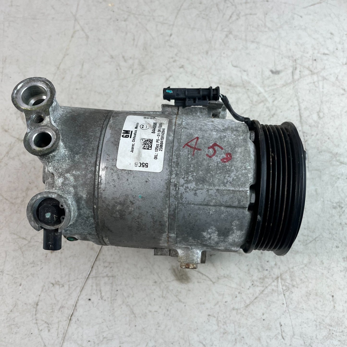2014-2019 CHEVROLET CORVETTE AIR CONDITIONING AC A/C COMPRESSOR 84445506 OEM