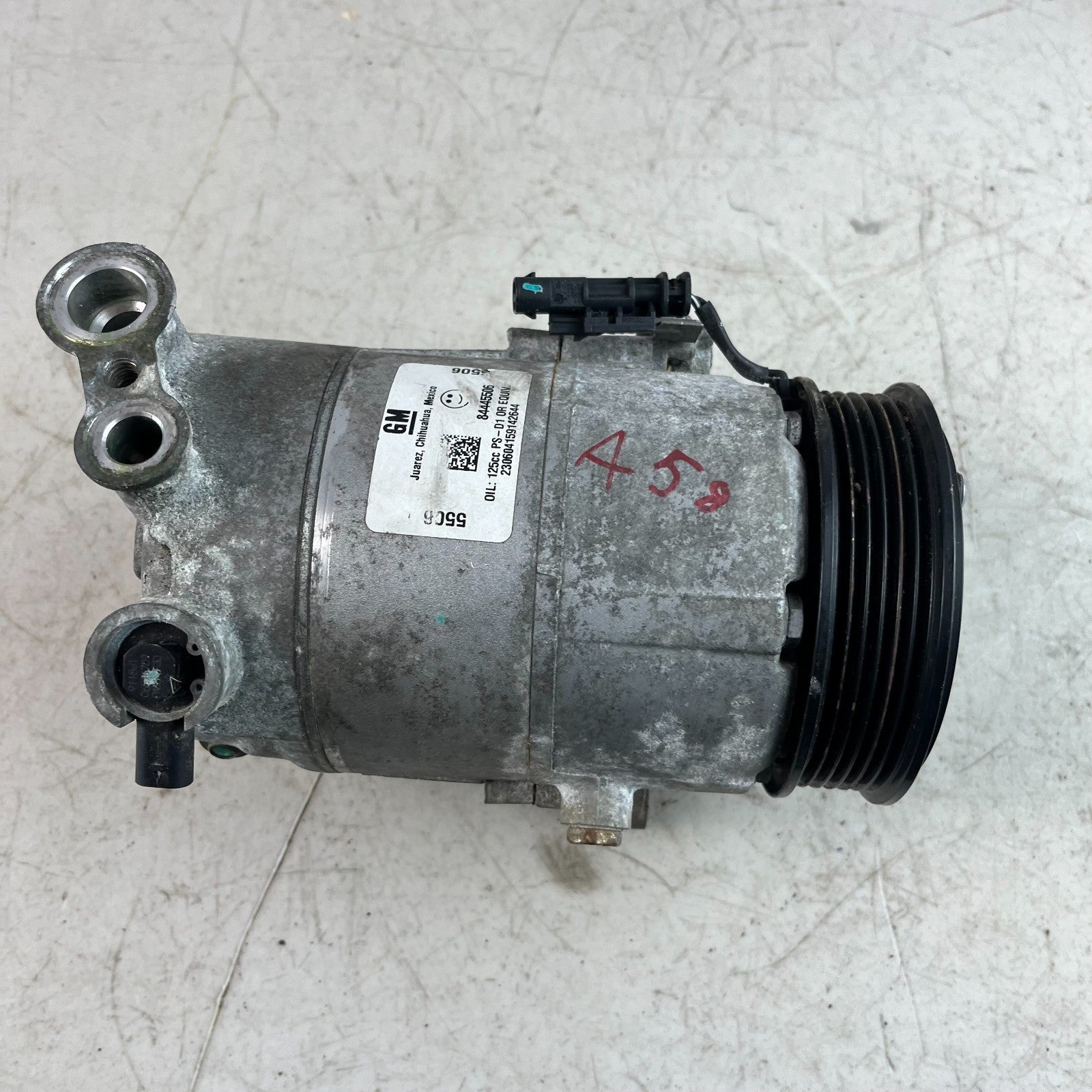 2014-2019 CHEVROLET CORVETTE AIR CONDITIONING AC A/C COMPRESSOR 84445506 OEM