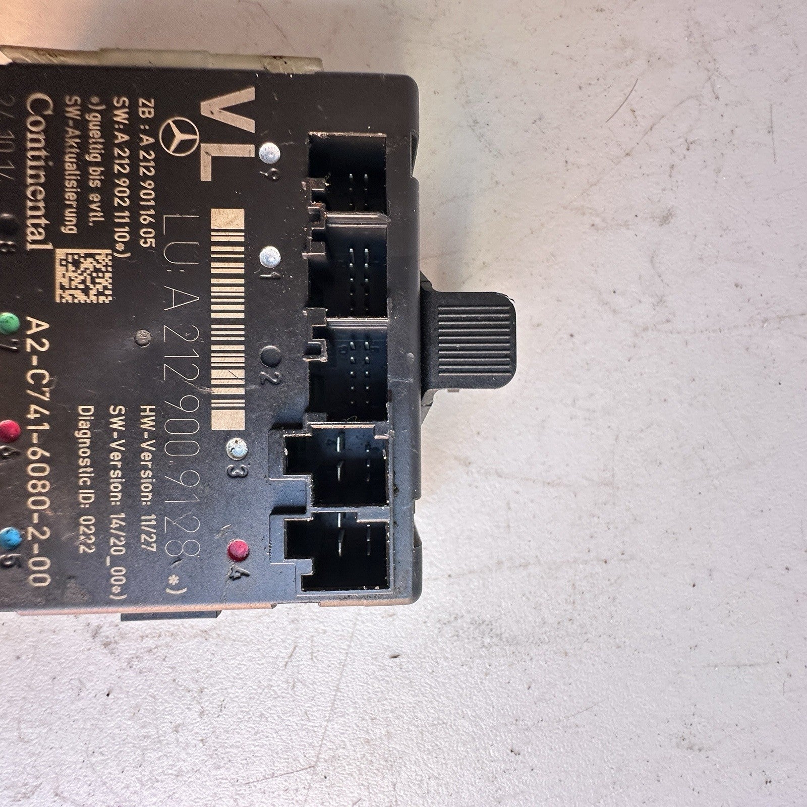 2008-2014 Mercedes C300 Front Left Side Door Control Module 212 900 9128 OEM