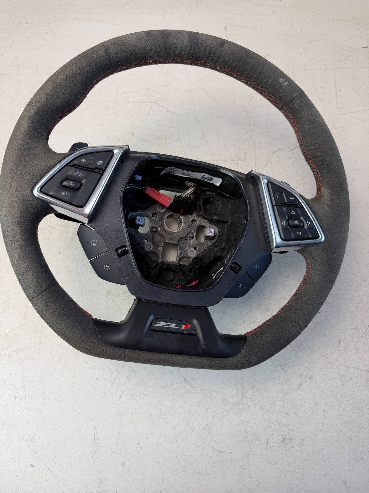 2023 CHEVROLET CAMARO ZL1 MULTIFUNCTION STEERING WHEEL BLACK ALCANTARA 23427866
