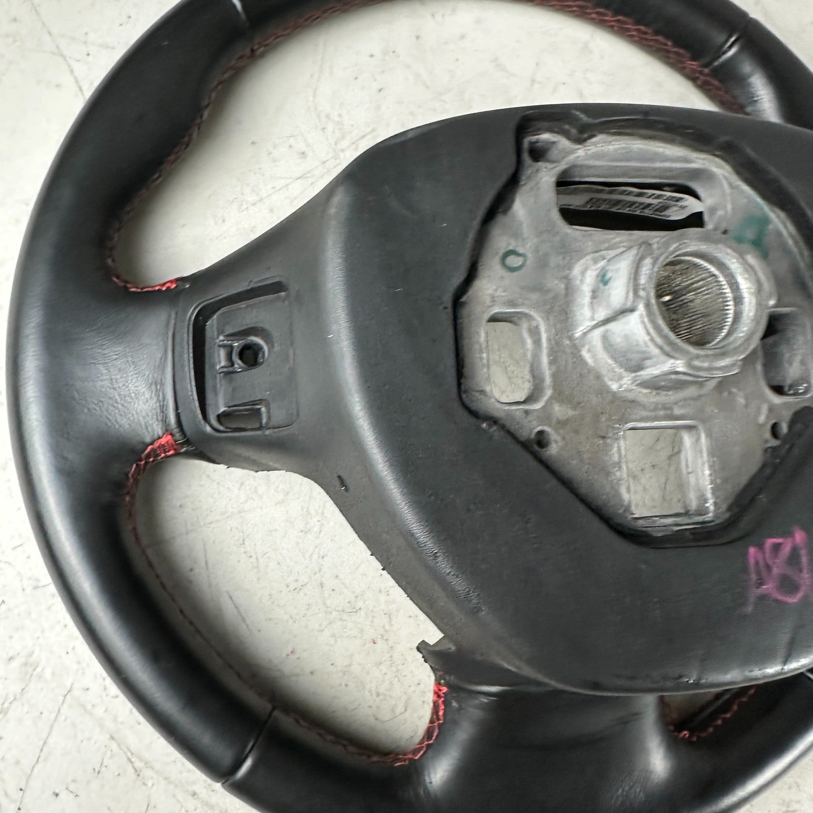 2014-2019 CHEVY CORVETTE C7 LEFT DRIVER SIDE STEERING WHEEL W/ RED STITCHING OEM