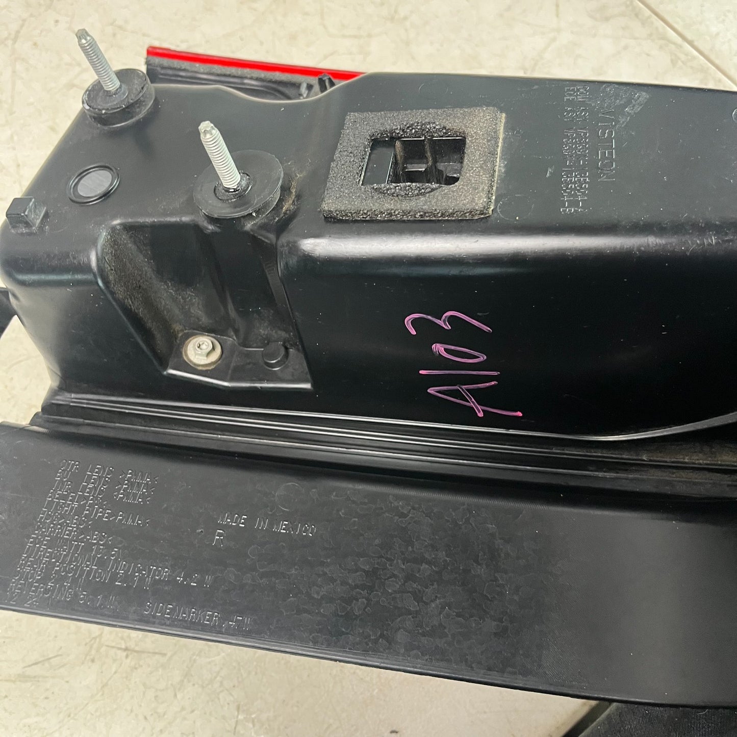 2008-2015 CADILLAC CTS V REAR RIGHT PASSENGER SIDE TAIL LIGHT LAMP 25902144 OEM