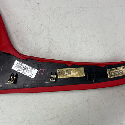 2014-2019 CHEVROLET CORVETTE C7 INSTRUMENT CLUSTER PANEL COVER MOLDING TRIM RED