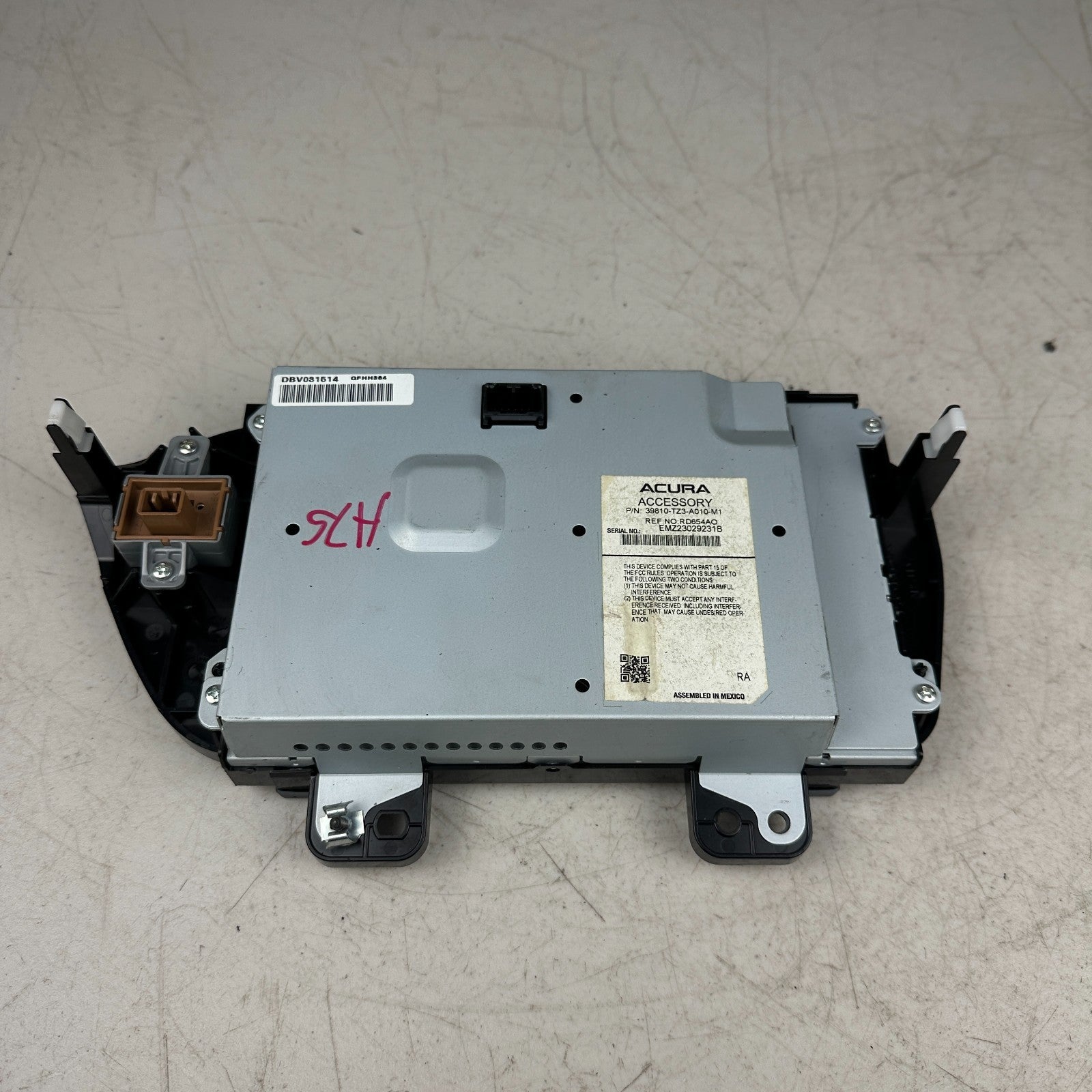 15-17 ACURA TLX FRONT DASH 8" INCH INFORMATION DISPLAY SCREEN 39810-TZ3-A010 OEM