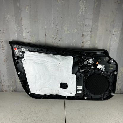 2014-2019 CHEVROLET CORVETTE C7 FRONT RIGHT SIDE INTERIOR DOOR PANEL BLACK OEM