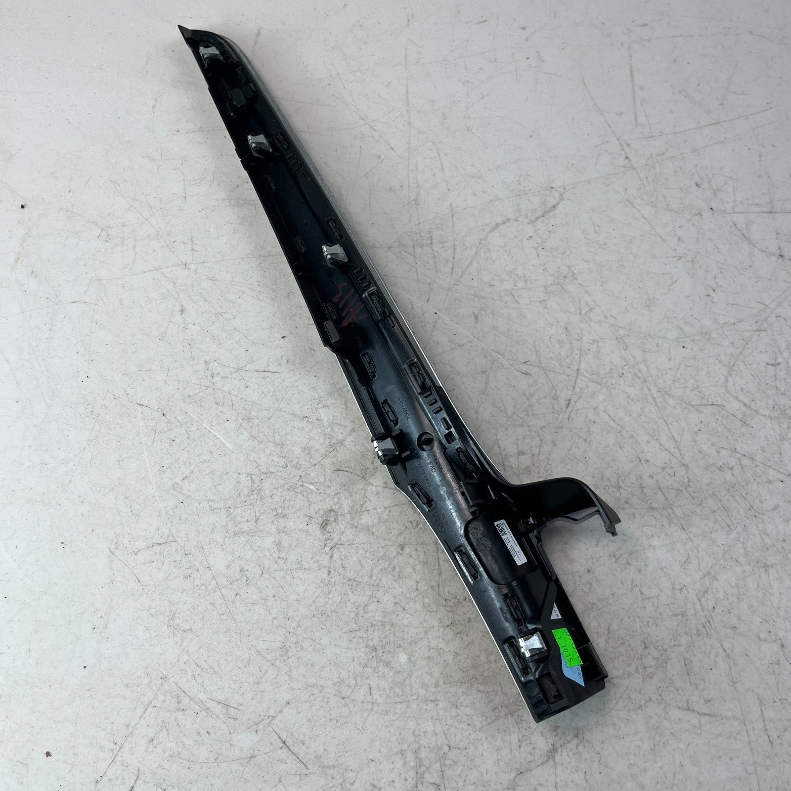 2015-2021 MERCEDES W205 C300 DASH RIGHT SIDE TRIM PANEL BEZEL MOLDING SILVER OEM