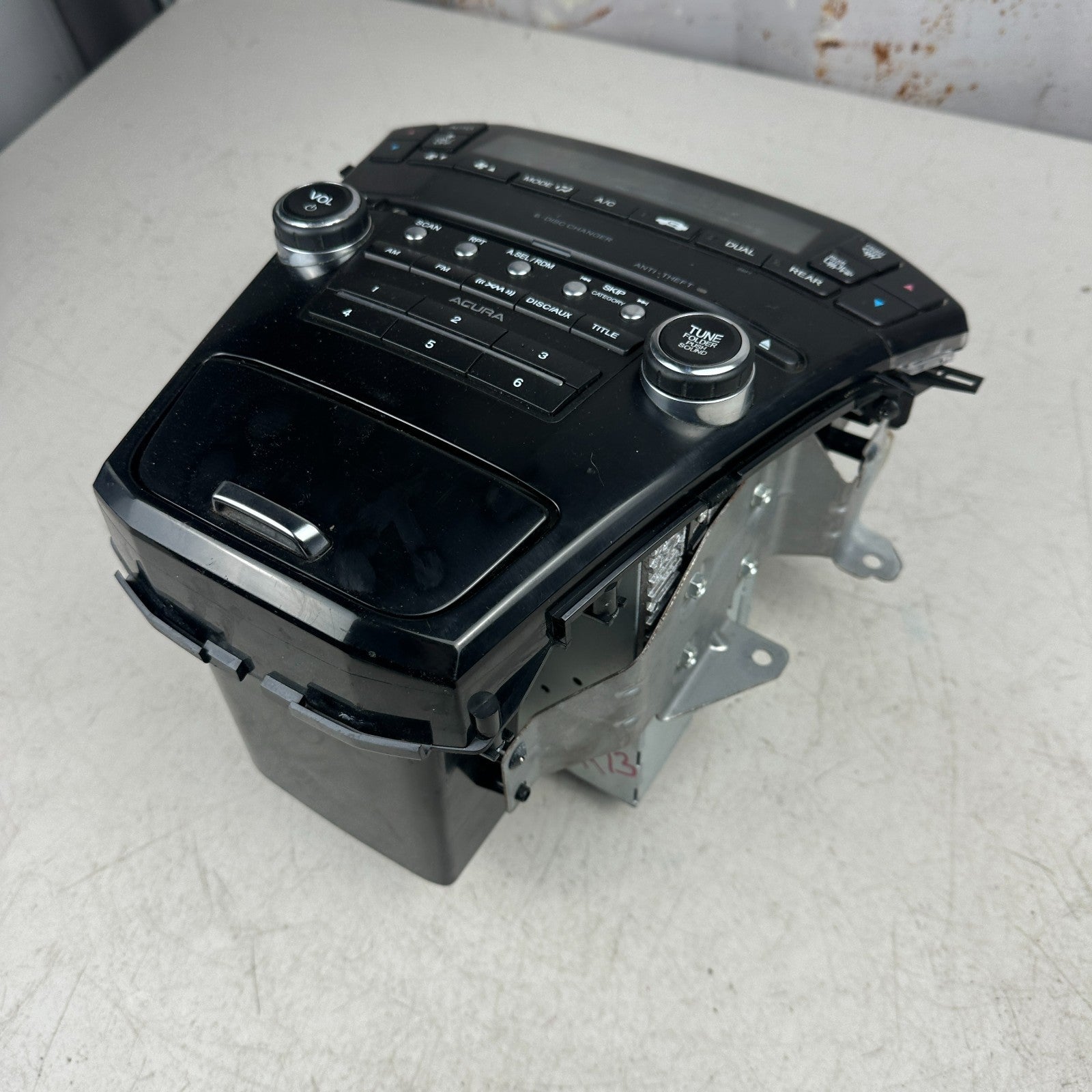 2010–2013 ACURA MDX AM FM RADIO 6 DISC CD MP3 PLAYER BLACK 39101-STX-A510-M1 OEM
