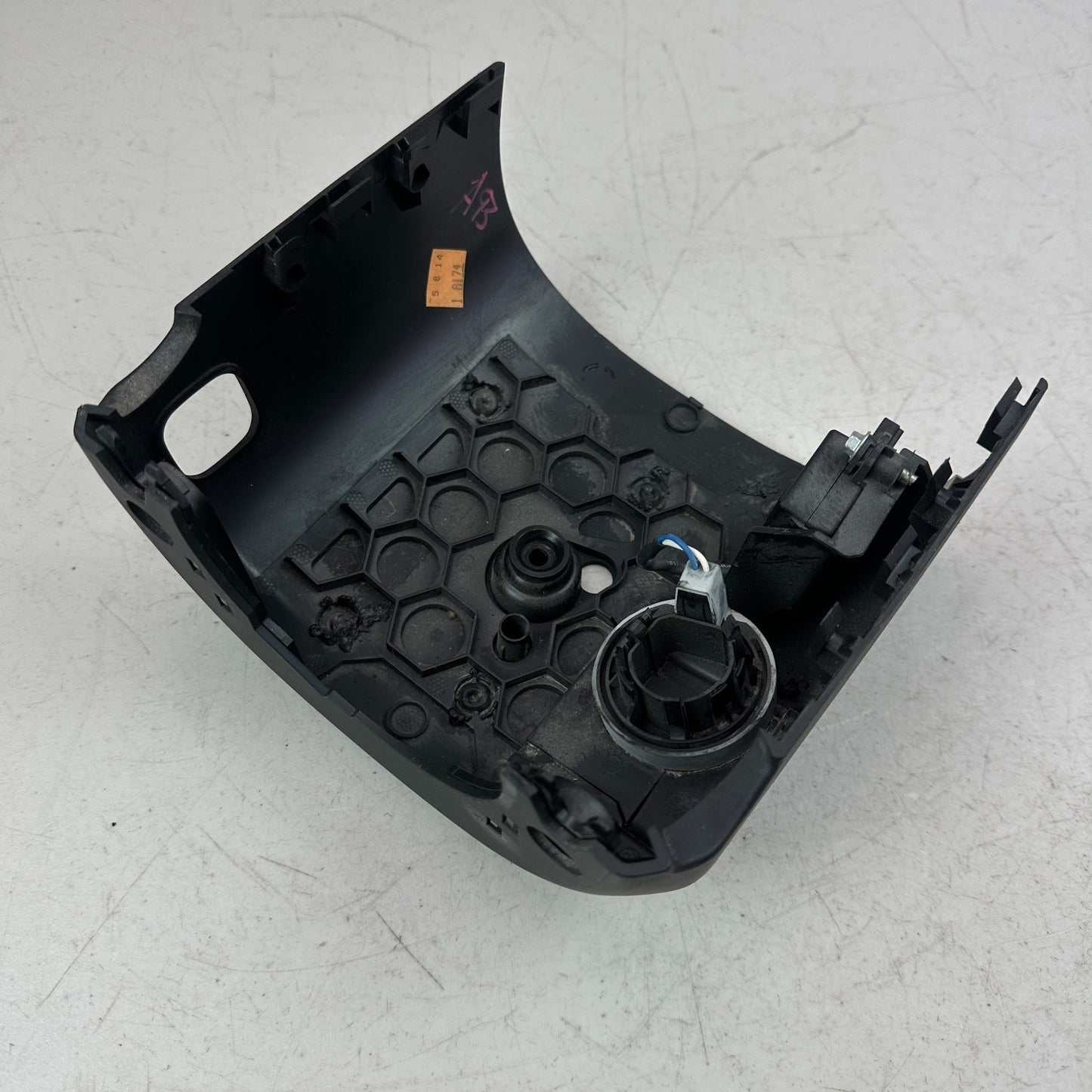 14-19 CORVETTE STEERING COLUMN HOUSING LOWER COVER TRIM W/ ANTI-THEFT MODULE OEM