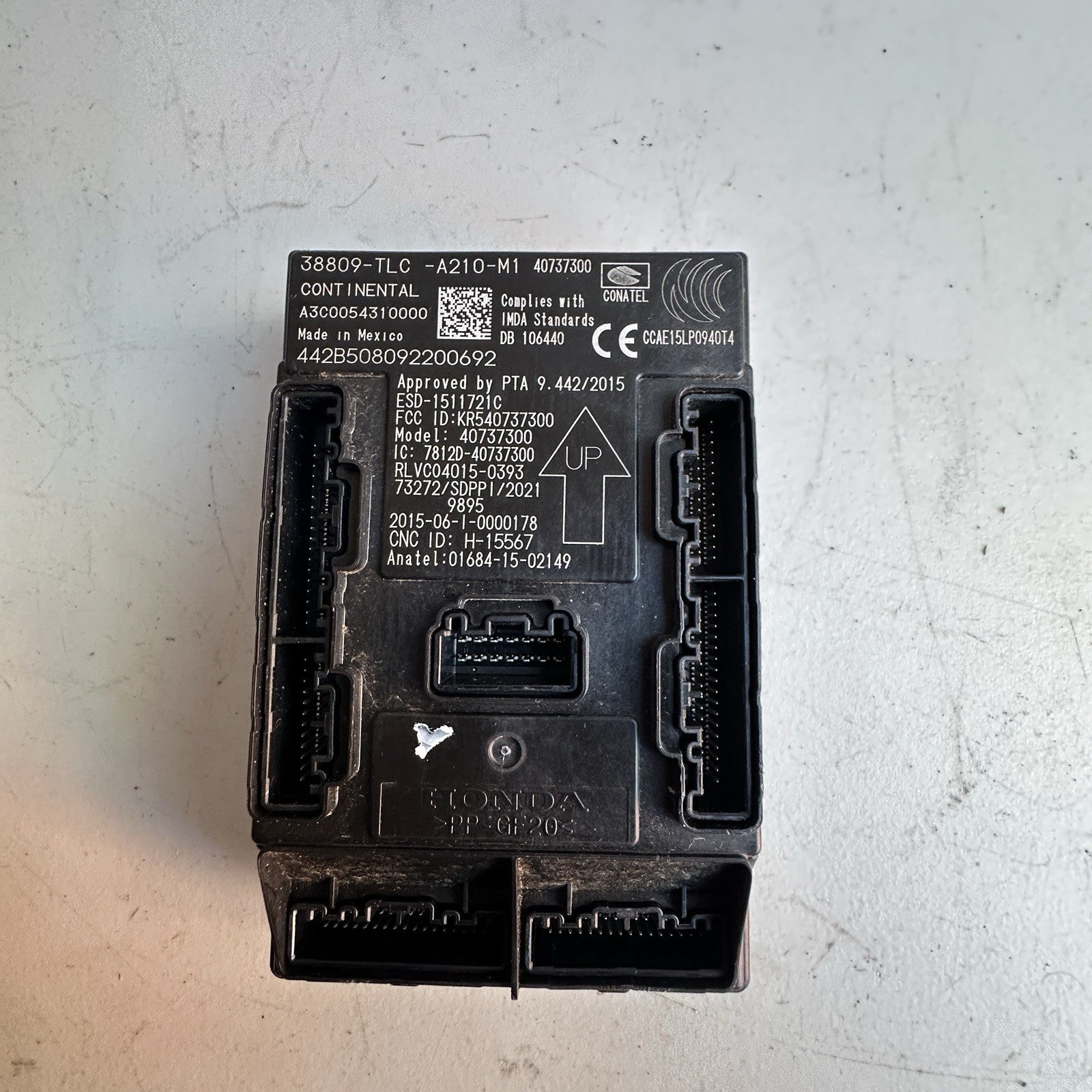 2020-2022 Honda CR-V BCM BODY CONTROL MODULE OEM 38809-TLC - A210-M1