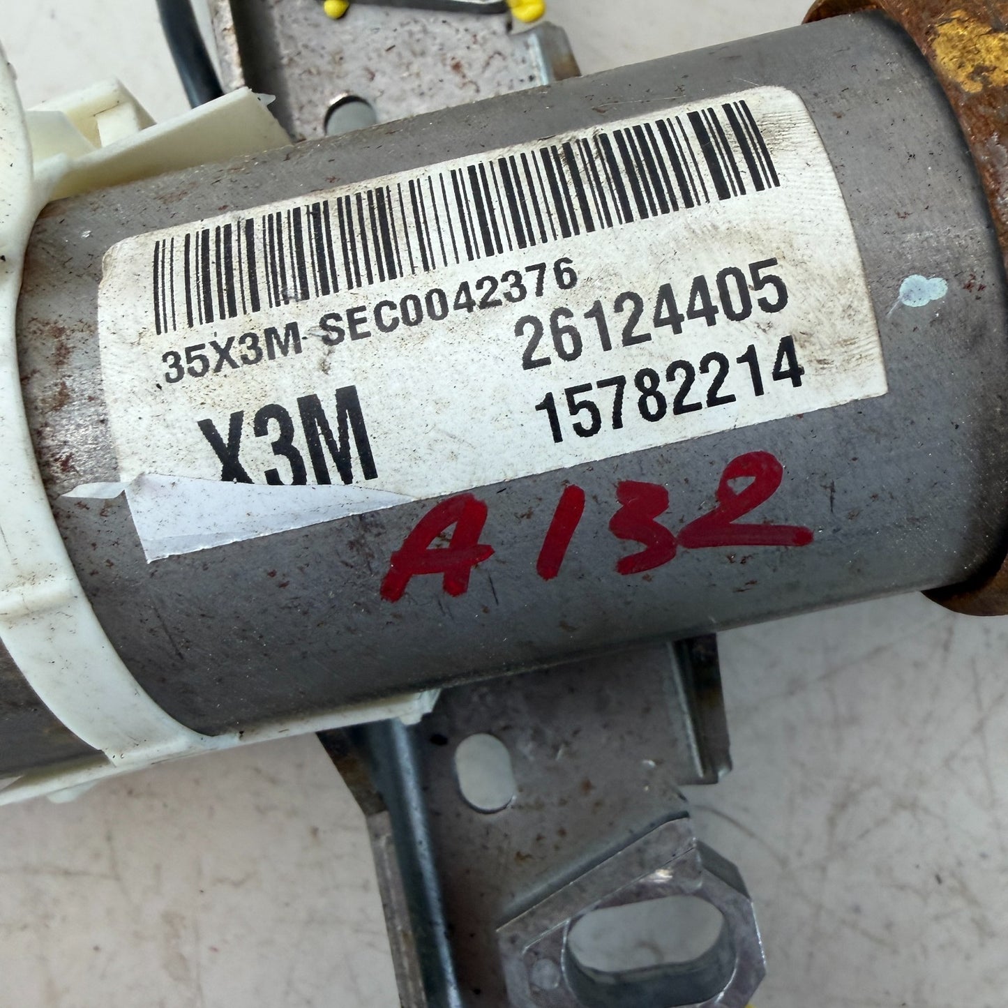 2005-2008 CHEVROLET CORVETTE C6 TELESCOPIC STEERING COLUMN MOTOR ASSEMBLY OEM