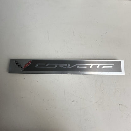 2014-2019 CHEVY CORVETTE C7 RIGHT DOOR SILL PLATE SCUFF PLATE TRIM 22789327