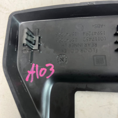 2008-14 CADILLAC CTS-V LEFT DRIVER SIDE SEAT TRACK INNER COVER TRIM 15947294 OEM