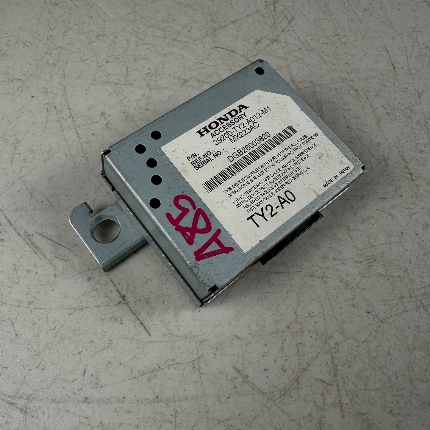 2014-2017 ACURA RLX ACTIVE NOISE COMPUTER CONTROL MODULE UNIT 39200-TY2-A012 OEM