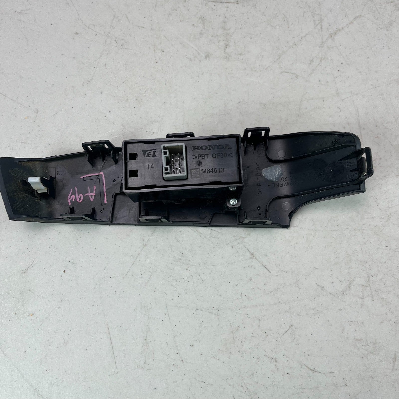 2022-2025 HONDA CIVIC REAR LEFT SIDE DOOR WINDOW CONTROL SWITCH WITH BEZEL OEM