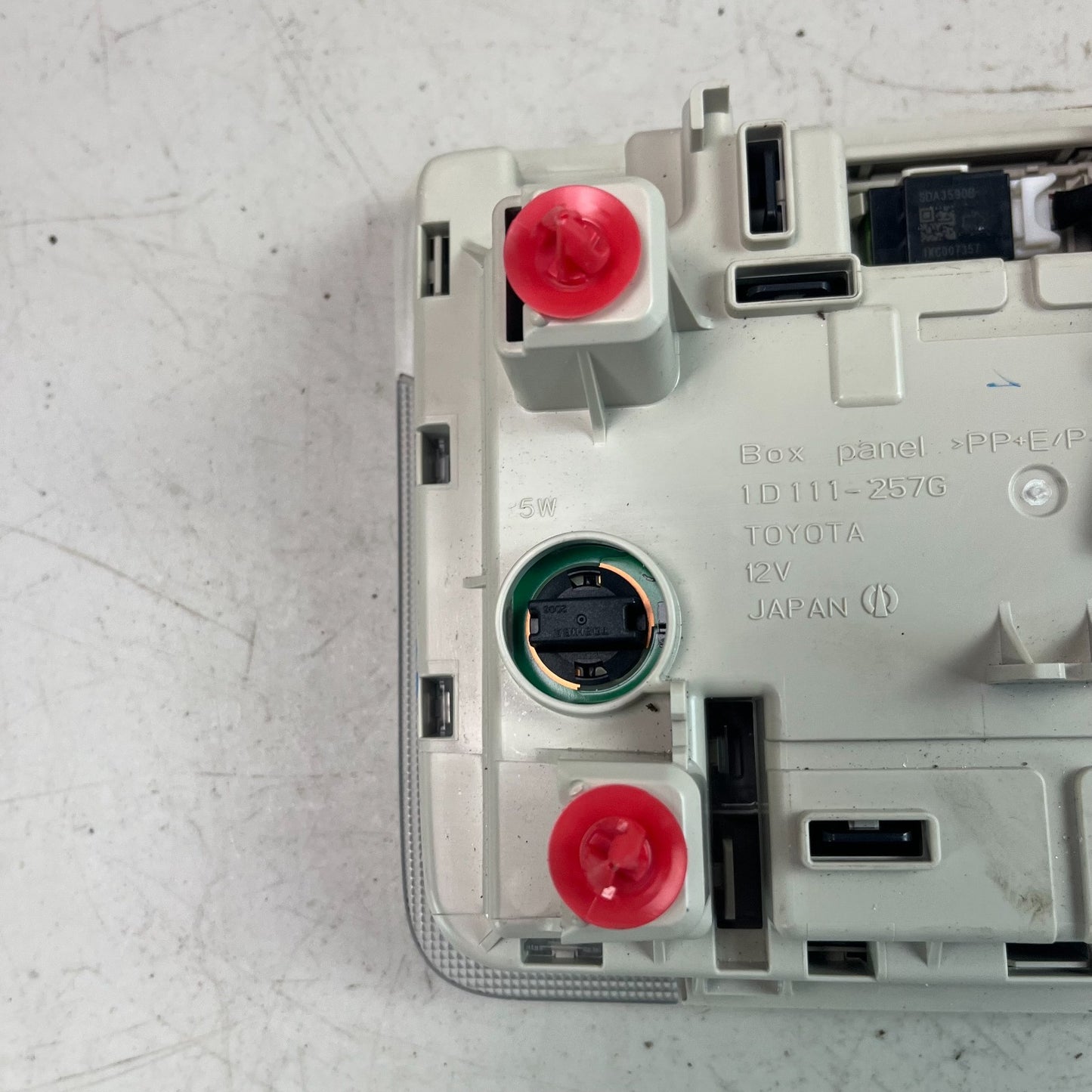 20-22 TOYOTA COROLLA ROOF OVERHEAD CONSOLE DOME LIGHT LAMP SWITCH 1D111-257G OEM