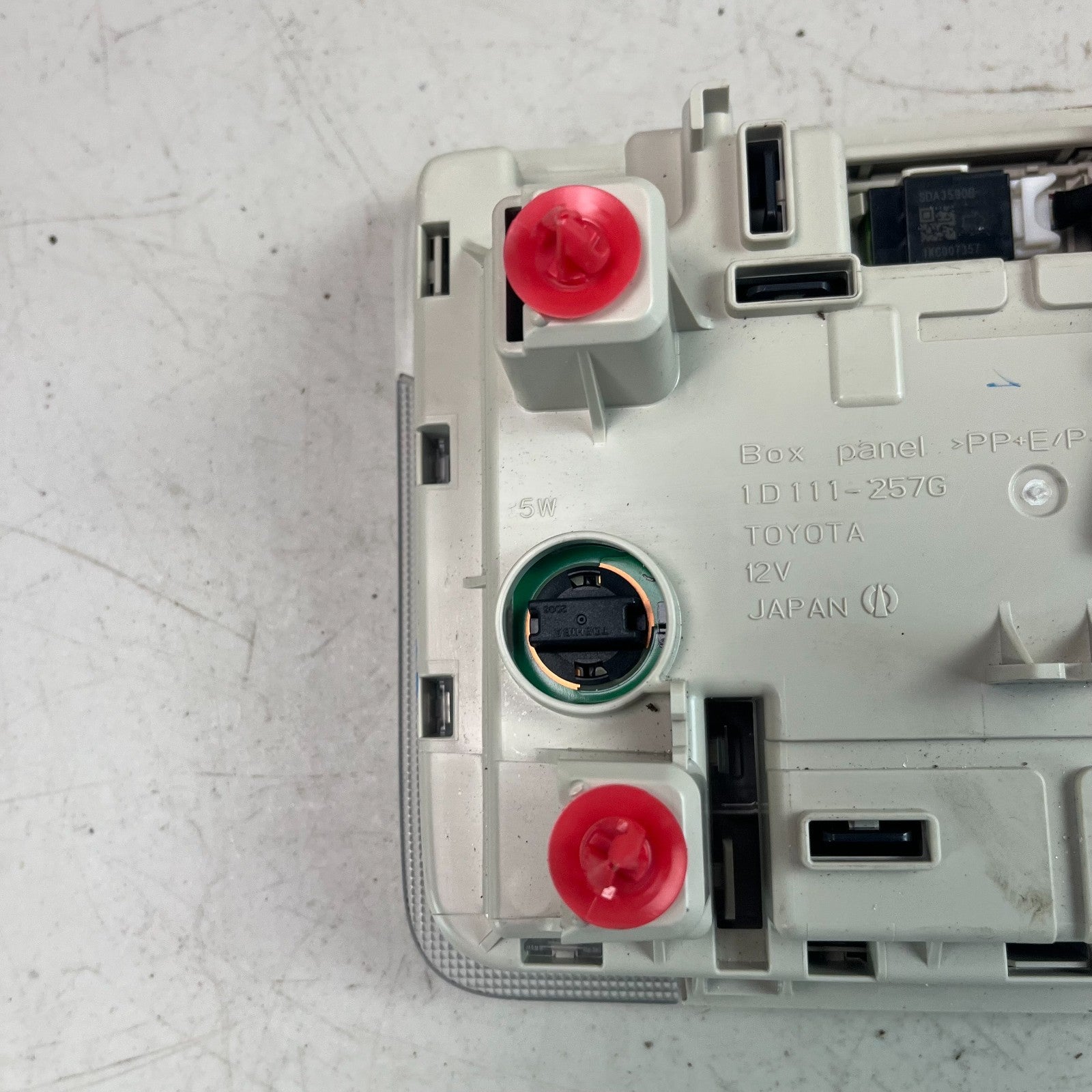 20-22 TOYOTA COROLLA ROOF OVERHEAD CONSOLE DOME LIGHT LAMP SWITCH 1D111-257G OEM
