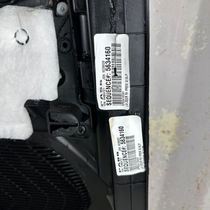2015-2023 DODGE CHALLENGER FRONT RIGHT PASSENGER SIDE DOOR TRIM PANEL BLACK OEM