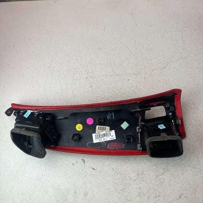 2014-2019 CHEVROLET CORVETTE DASHBOARD AIR VENT TRIM PANEL RED LEATHER 340165AB