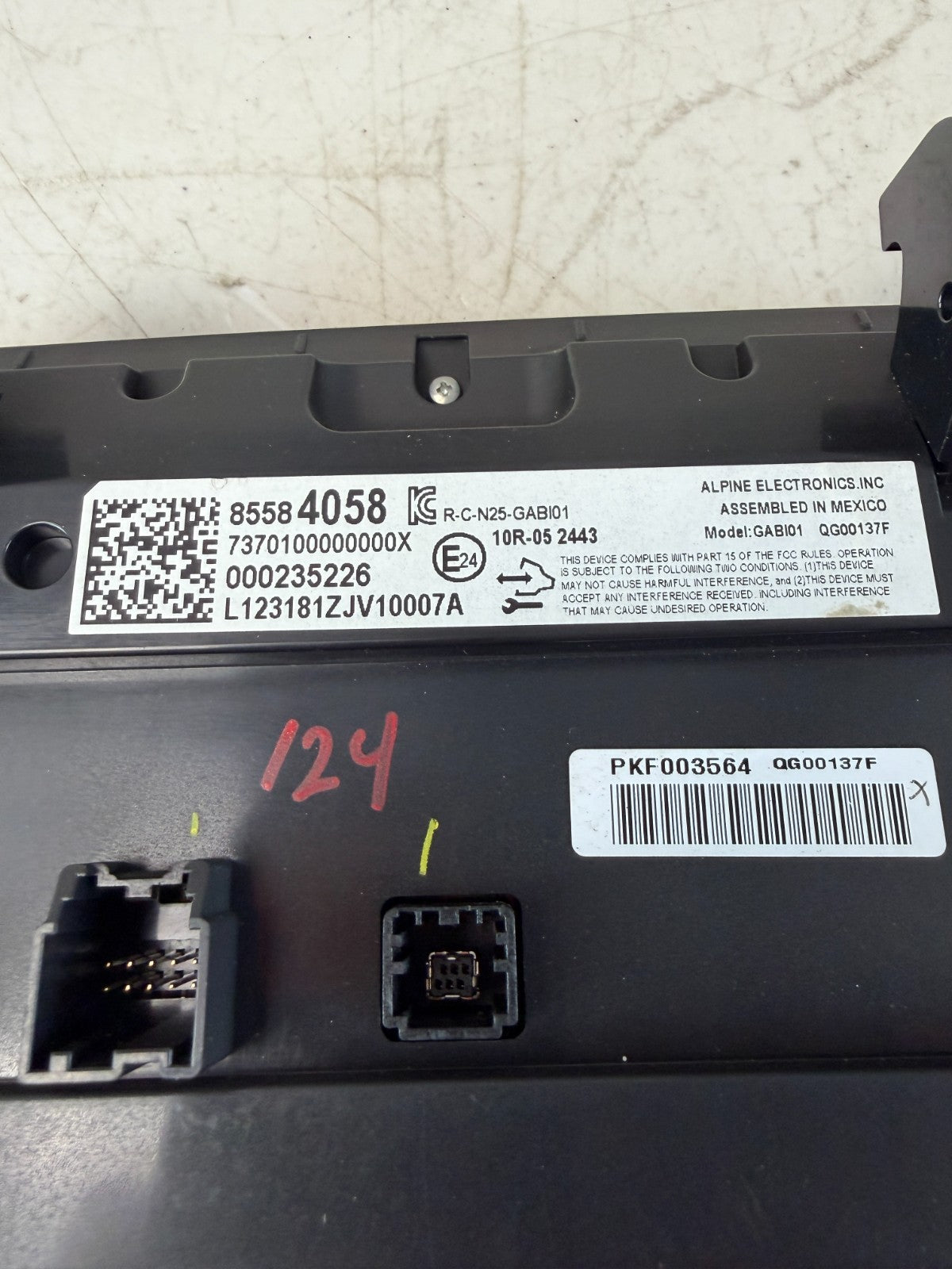 2023 CHEVROLET CAMARO NAVIGATION RADIO CONTROL DISPLAY SCREEN UNIT 85584058 OEM
