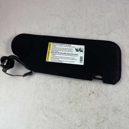 2005-2013 CHEVROLET CORVETTE FRONT LEFT DRIVER SIDE SUNVISOR SUN VISOR BLACK OEM