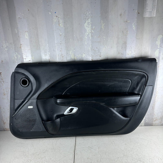 2015-2023 DODGE CHALLENGER FRONT RIGHT PASSENGER SIDE DOOR TRIM PANEL BLACK OEM