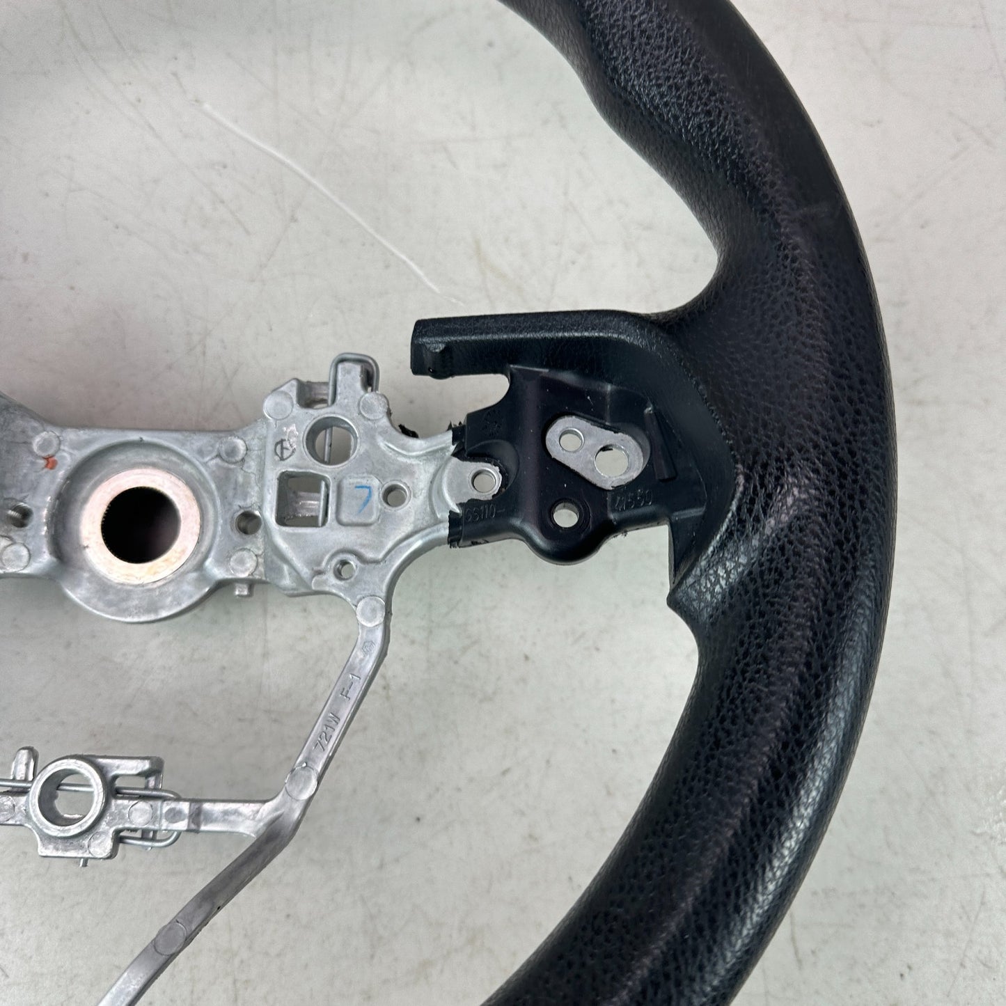 2020-2025 TOYOTA COROLLA FRONT LEFT DRIVER SIDE STEERING WHEEL RING BLACK OEM