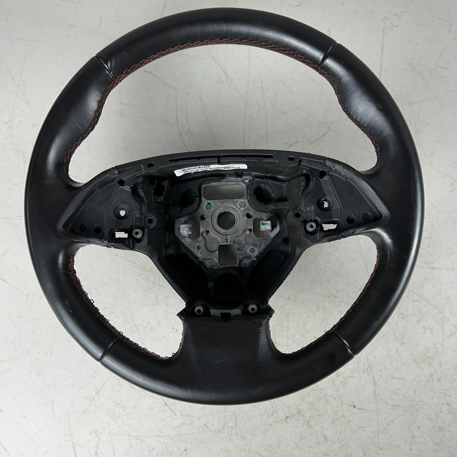 2014-2019 CHEVY CORVETTE C7 LEFT DRIVER SIDE STEERING WHEEL W/ RED STITCHING OEM