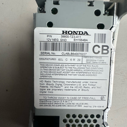 2018-2020 Acura TLX Radio Tuner 39800-TZ3-A311 OEM