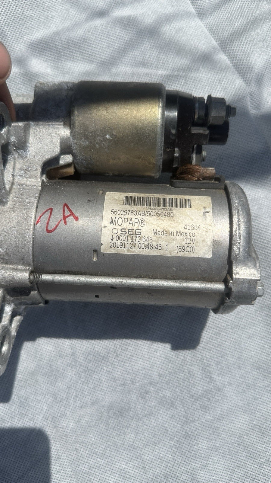 2017-2020 Jeep Compass Starter Motor Used OEM 50,000-60,000 Miles