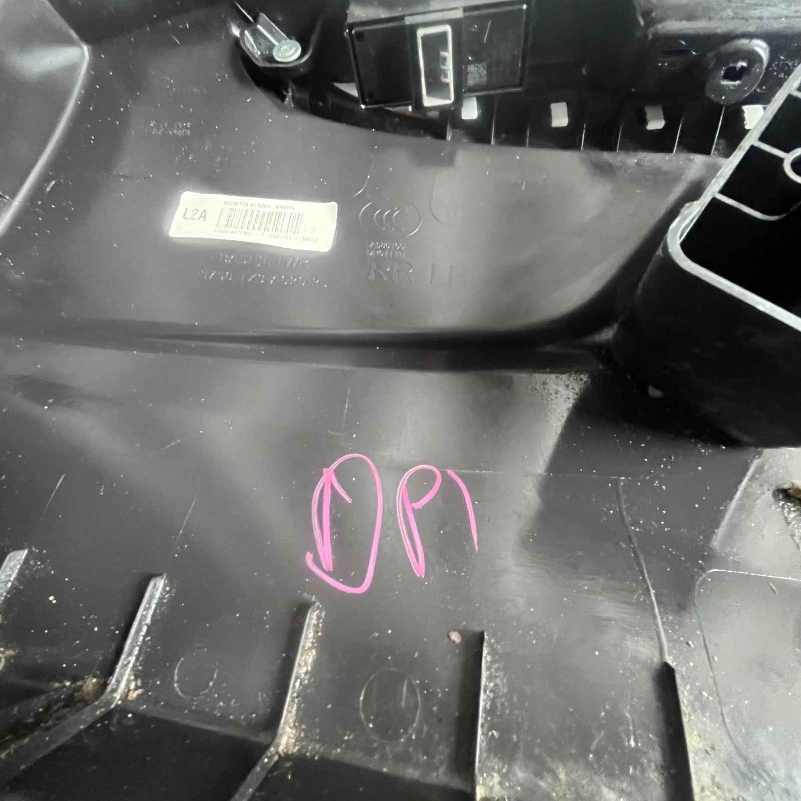 2015-2020 ACURA TLX REAR LEFT DRIVER SIDE INTERIOR DOOR TRIM PANEL BLACK OEM