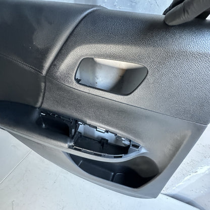 2013-17 HONDA ACCORD SEDAN REAR LEFT INTERIOR DOOR PANEL TRIM OEM Black Leather