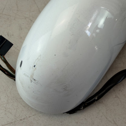 2005-2013 CHEVROLET CORVETTE C6 FRONT RIGHT SIDE VIEW DOOR MIRROR WHITE SEE PICS
