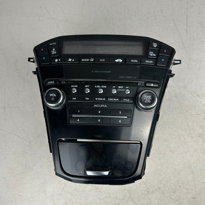 2010–2013 ACURA MDX AM FM RADIO 6 DISC CD MP3 PLAYER BLACK 39101-STX-A510-M1 OEM