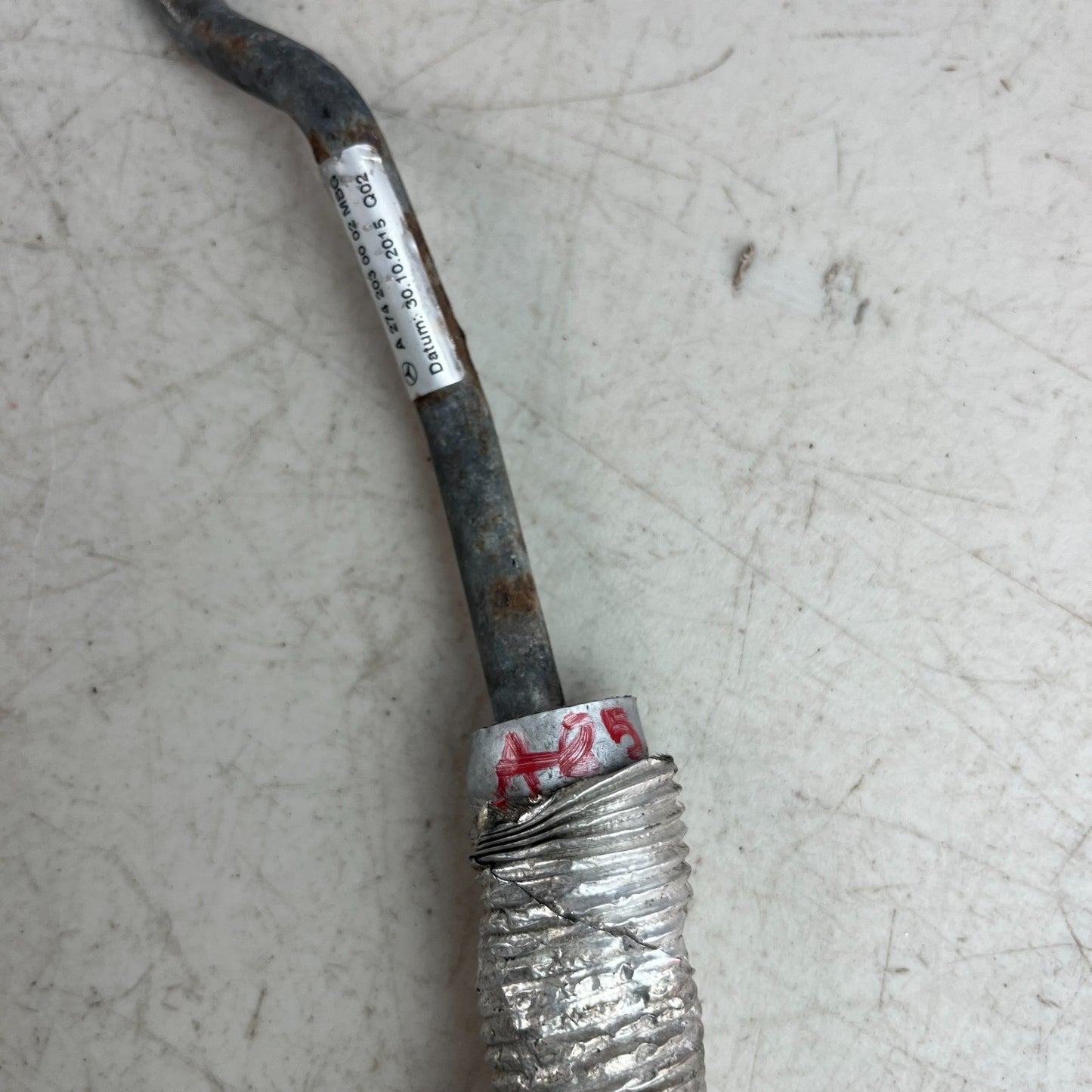 2015-2018 MERCEDES C300 C205 TURBOCHARGER WATER FEED TUBE HOSE LINE A2742030002