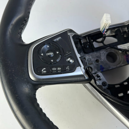 2017-2022 HONDA CR-V STEERING WHEEL W/ CONTROL SWITCHES BLACK 78500-TLB-A34 OEM