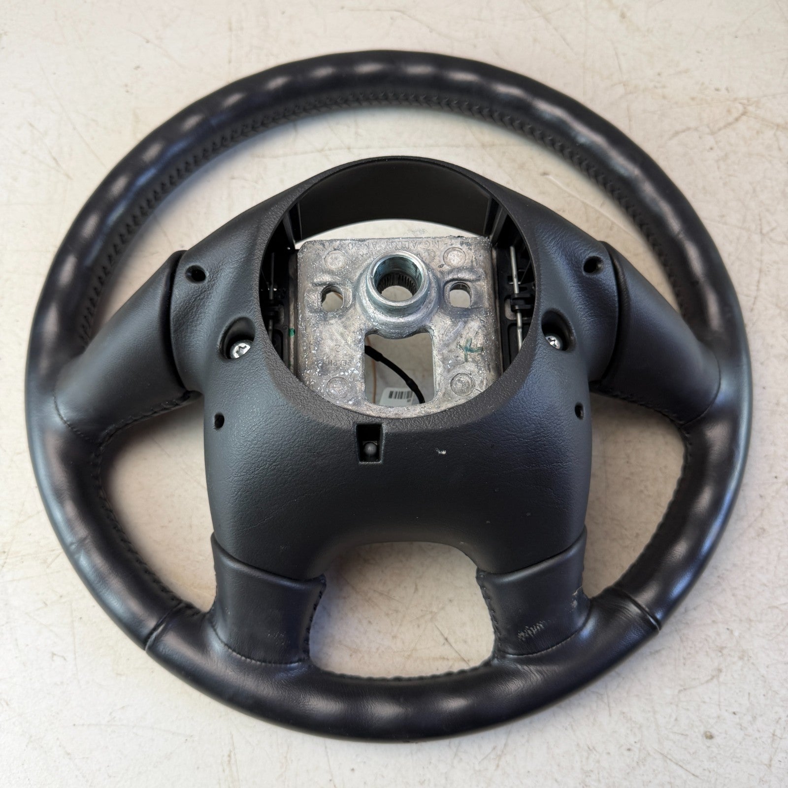 2005-2013 CHEVROLET CORVETTE C6 FRONT LEFT STEERING WHEEL BLACK LEATHER OEM