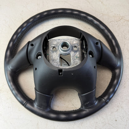 2005-2013 CHEVROLET CORVETTE C6 FRONT LEFT STEERING WHEEL BLACK LEATHER OEM