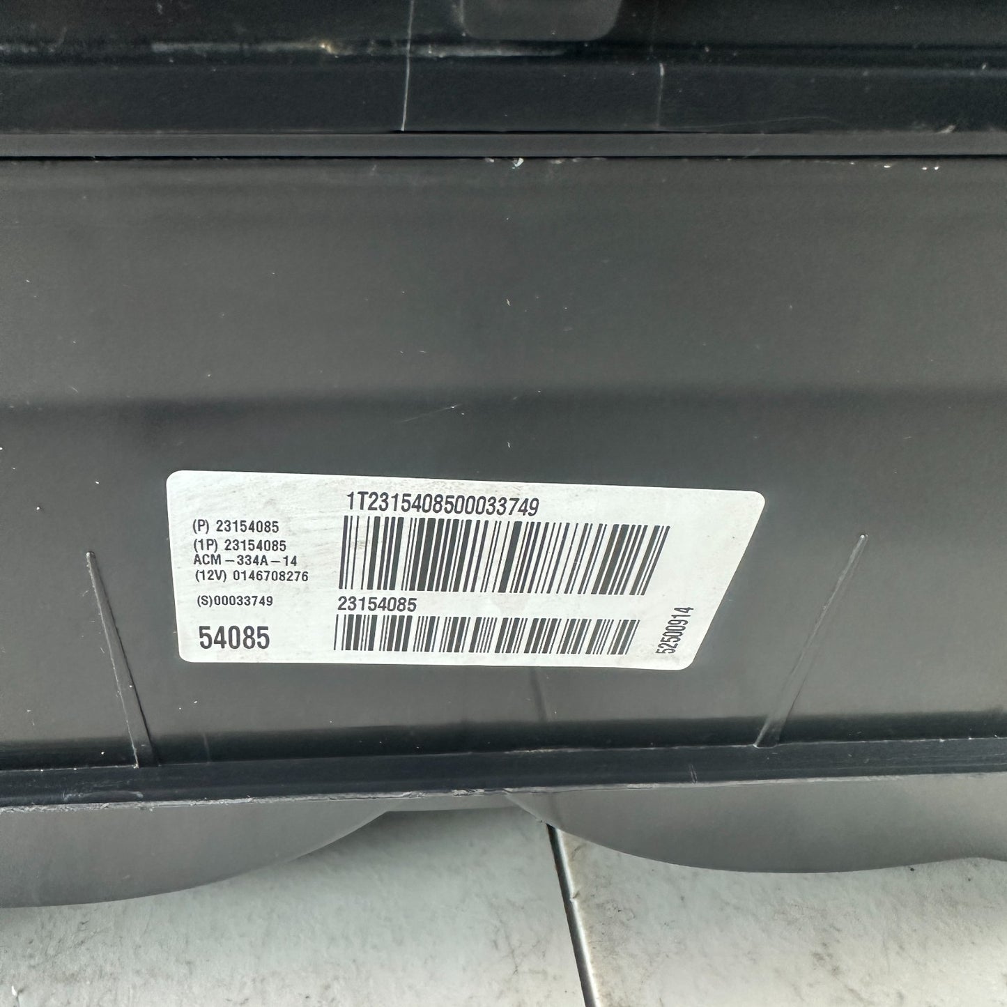 2014-2019 CHEVROLET CORVETTE C7 HVAC HEATER BLOWER BOX ASSEMBLY 23154085 OEM