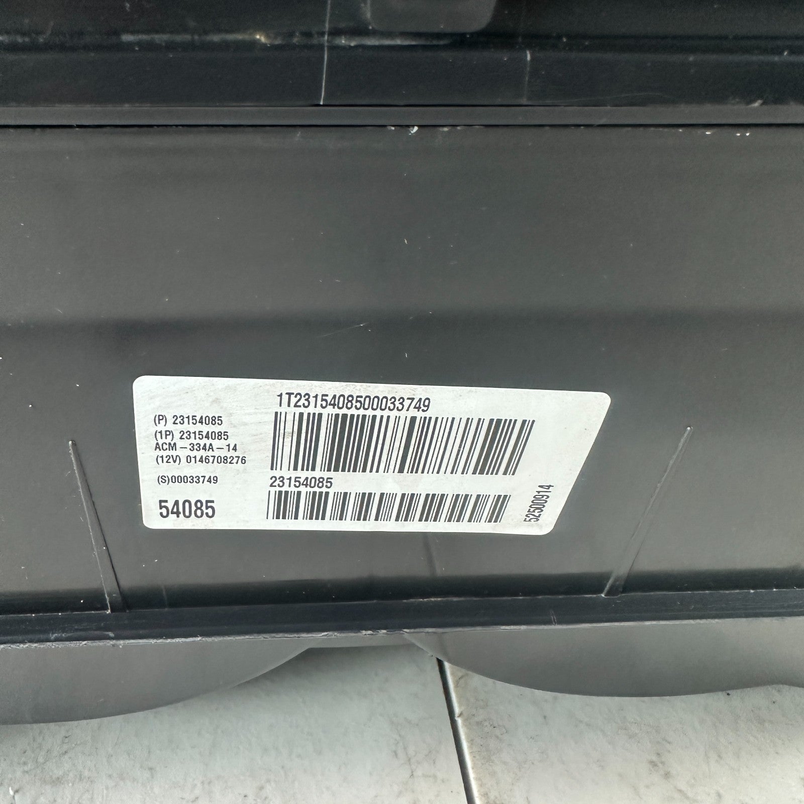 2014-2019 CHEVROLET CORVETTE C7 HVAC HEATER BLOWER BOX ASSEMBLY 23154085 OEM