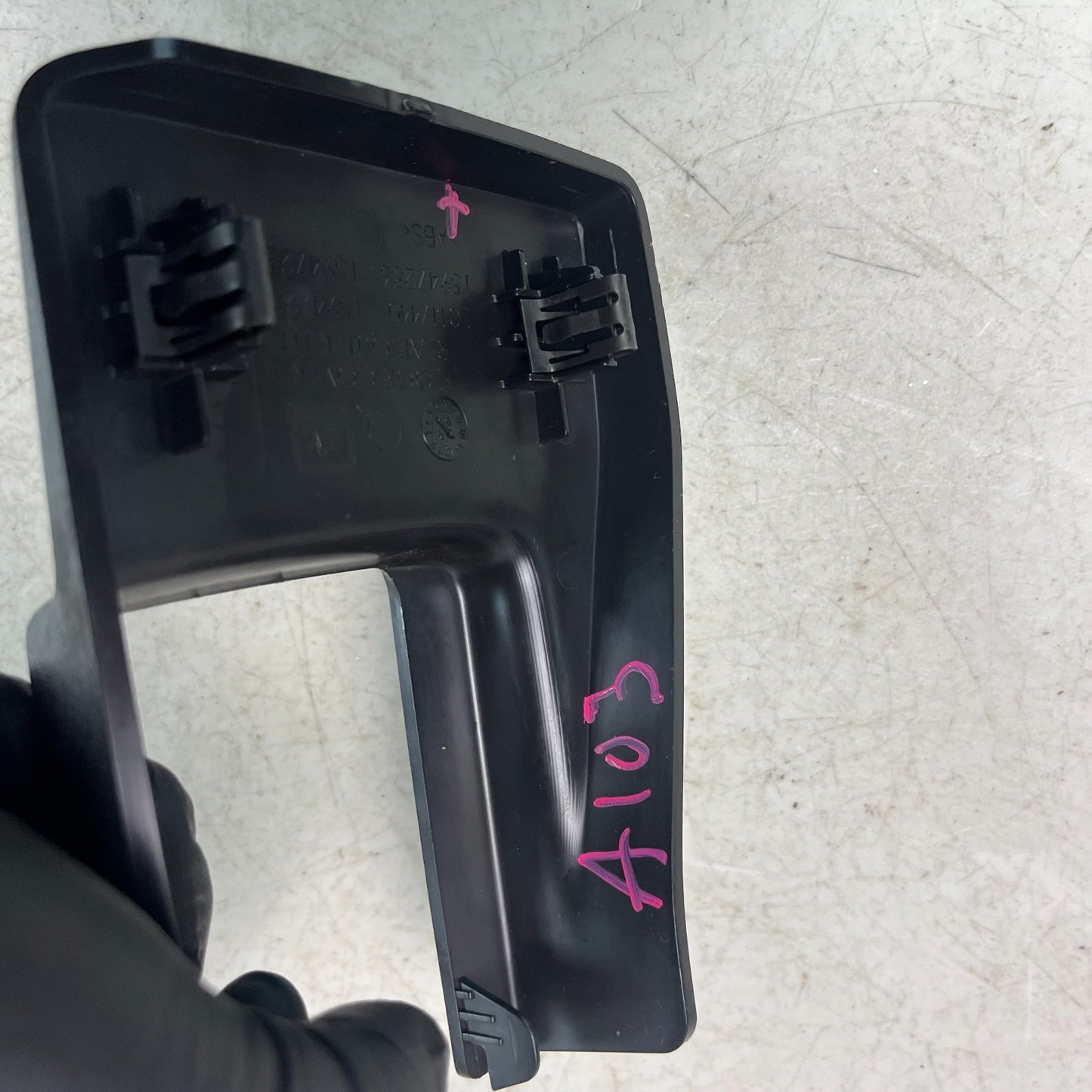 2008-2014 CADILLAC CTS-V REAR LEFT SIDE SEAT TRACK RAIL COVER TRIM 15947286 OEM