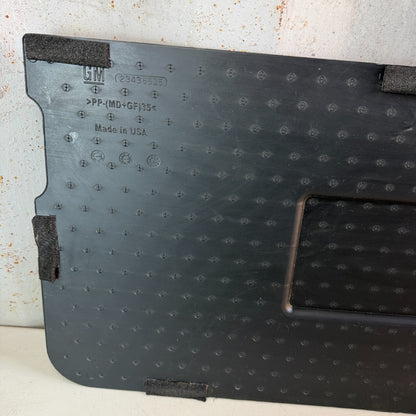 2014-19 CHEVROLET CORVETTE C7 REAR FLOOR CARGO STORAGE COMPARTMENT LID PANEL OEM