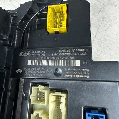 2008-2011 MERCEDES W204 C300 C350 REAR FUSE BOX RELAY MODULE 2045458201 OEM